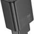 Сетевое зарядное устройство Hoco N61 Gentle,  USB + USB type-C,  20Вт,  3A,  черный [44235]